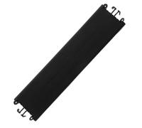Auto Cabin Filter Cover 9.3x2x1.6 Inch ABS Black Access Panel | Clip Structure, Chamfered Edges, Surface Texture, Dashboard Fit, Vehicle Hvac System Use, Easy Installation