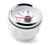 Auto Car Boat Red Backlight 2"52MM Water Level Gauge 0-190ohm,240-33ohm Tank Meter Indicator Range E-1/2-F for Yacht(0-190ohm BB)