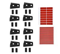 Auto Car Door Hinge Trim 8pcs ABS plastic Door Hinge Cover Trim for Wrangler JK 2007-2018