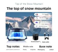 Auto Car Freshener, 6-Color LED Light & Auto Mist Spray, Car Fragrance Diffuser, Design Deodorizer Car Mount Interior Fuji