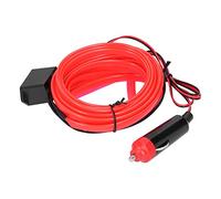 Auto Car LED Strip Light Ambient Light Cigarette Lighter Interior Luminous Ambient Light DC 12V 5M/16.4ft (Red)