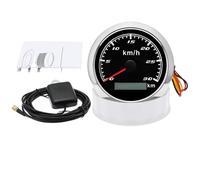 Auto Car Marine Boat 85mm GPS Speedometer Gauge with Antenna 7 Color Backlight Speed Meter 60KMH,120KMH,200KMH(120KMH BN)