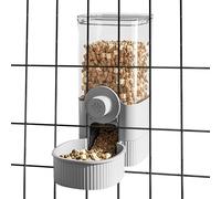 Auto Cat Dog Feeder Set - Dry Food Storage Unit, Water Dispenser Station | Large Capacity Feeding Container System, Self Dispensing Portable Feeder with Bowls for Pets Home Daily Nutrition