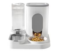 Auto Cat Feeder,Cat Food Dispenser Waterer Dog Feeder - 2 in 1 Food Bowl Water Bowl Large Capacity Container Pet Supplies, Feeding Station for Small Medium Large Breed