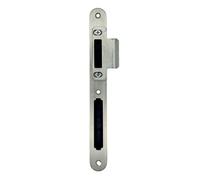 Auto Centre Latch and Deadbolt Keep 220mm Door Frame Strike Plate for UPVC and Composite Multipoint Lock Systems Secure Alignment Replacement (Left Hand)