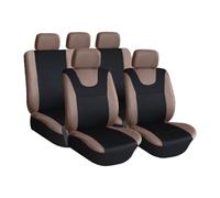 Auto Choice 9pc Grey Car Seat Cover Set - Universal Fit Front & Rear Seat Covers with Headrests - Durable Lightweight Interior Protection - Easy Fit - Side Airbag Compatible
