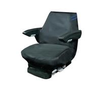 Auto Choice Large Tractor Seat Cover Waterproof Heavy Duty Nylon - Universal Seat Protector with Blue Detailing for Tractors, Excavators, Combine Harvesters & Agricultural Machinery