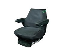 Auto Choice Large Tractor Seat Cover Waterproof Heavy Duty Nylon - Universal Seat Protector with Green Detailing for Tractors, Excavators, Combine Harvesters & Agricultural Machinery