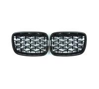 Auto Chrome Diamond Kidney Grilles Meteor Style Front Bumper For B&MW 2 Series F45 228i 220i 235i 2014-2018 Car Accessories Accessories(Gloss BlacK)