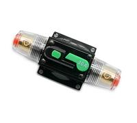 Auto Circuit Breaker,12V-48V DC Inline Auto Circuit Breaker Manual Reset Switch Automatic Fuse Holder Inline Fuse Block for Car Audio Solar Inverter System Protection 10X4X4CM (30A)