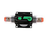 Auto Circuit Breaker,12V-48V DC Inline Auto Circuit Breaker Manual Reset Switch Automatic Fuse Holder Inline Fuse Block for Car Audio Solar Inverter System Protection 10X4X4CM (100A)