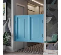 Auto-Close Double-Act Interior Wood Swing Door for Kitchen, Stairs, Bedroom, Entrance - Versatile Partit Solut for Spaces