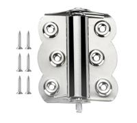 Auto Close Hinges - Durable Metal Door Hinges, Self-Closing Mechanism | Stainless Steel Spring Loaded Closer Hinge For Residential Doors, Business Entrances, Commercial Properties, Offices, And Utilit
