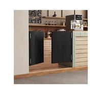 Auto-Close Rustic Swinging Door,Modern Farmhouse Cafe Door with Hardware Kit,Dual Half Door for Partition, Bar, Pet Gate & Doorway(A,W90xH70cm(35.43x27.55in))