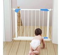 Auto Close Safety Pet Gates,Extra Wide Baby Gate,Pressure Fit Safety Stair Gate,Extendable Safety Gate,Extra Wide/Hallway Pressure Fit Safety Gate,for Stairs,Doorways (70-76cm/27.5-30in)