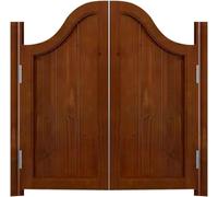 Auto Close Solid Wood Cafe Swing Doors Partition Door for Pub & Hallway 80-150cm Wide Stylish Saloon Doors Perfect for Coffee Shops & Restaurants W150 x H100cm