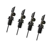 Auto Close Wine Pour Spouts with Drips Proof Design Rusts Resistant Nonrust Steel Suitable for Liquor Bottles Modern Kitchens Gadgets for Wine Enthusiasts