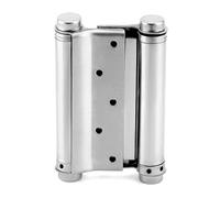 Auto Closing Spring Hinges Stainless Steel Double Action Hinges for Rod Cafe Saloon Swing Door Durability Salon Door Hinges