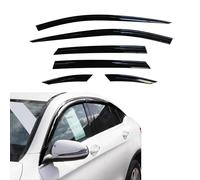 AUTO CLOVER Premium Wind Deflectors Set for Mercedes GLC Coupe 2016+ (6 pieces)
