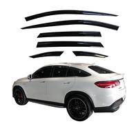 Auto Clover Premium Wind Deflectors Set for Mercedes GLE Coupe 2015-2019 (6 pieces)