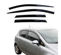 AUTO CLOVER Wind Deflectors Set for Vauxhall Opel Corsa D/E 2006-2019 5 Door (4 pieces)