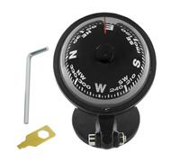 Auto Compass Ball - Self Adhesive Direction Indicator Tool, Adjustable Magnetic Navigation Device, Clear Scale Display | Caravan RV Marine SUV Truck Driving Orientation Guide