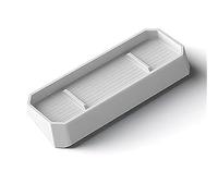 Auto Cup Holder Compatible With Tesla For Cybertruck 2024 2025 Car Dashboard Storage Box Central Control Screen Rear Storage Tray(White)