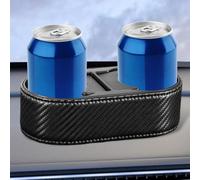 Auto Cup Holder | Double Car Bottle Holder With Anti-slip Non-skid Base | Automotive Fixed Beverage Bracket Console Organizer For Daily Use Camping Off-Roading Bus Travel Rv Golf Cart Truck Trip
