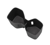 Auto Cup Stand Compatible With Kia For EV9 2024-2025 Rear Armrest Water Cup Holder Storage Box Tray Organizer Black Car Interior Accessories