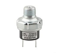 Auto cut-on 175PSI, cut-off 225PSI, 20A max current, fits train horns, air systems