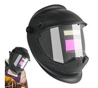Auto Darkening Helmets,Solar Powered Welder Helmet | Portable Headgear, Wide Shade Anti-Glare Face Protector for Construction Home Auto Repair