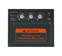 Auto Darkening Solar Powered Welding Helmet Lens Filter for MIG TIG Argon Gas Welding with DIN 9-13 Shade Range and Adjustable Delay Time