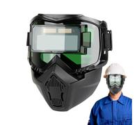Auto Darkening Welding Helmet, Adjustable Auto Darkening Welding Mask For Men, Protective Welding Hood, Breathable Welder Helmet For Polishing Processing, Soldering, Grinding