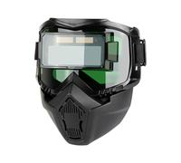 Auto Darkening Welding Helmet - Adjustable Detachable Welding Protector Shield | Professional Welder Safety Mask For Soldering, Factory Work, Cutting Grinding, Construction Site, Industrial Metal Proc