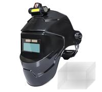 Auto Darkening Welding Helmet - Auto Dimming Welding Helmet | Portable Solar Powered Weld Hood | Reusable Breathable Soldering Protective Hood Solar Powered for Manufacturing TIG MIG ARC CUT GRIND
