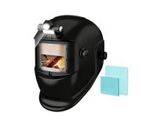 Auto Darkening Welding Helmet - Lighted Adjustable Welding Face Shield, Protective Viewing Visor Hood, Safety Headgear Equipment | Workshop Garage Job Site Automotive Repair Maintenance Fabrication
