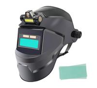 Auto Darkening Welding Helmet - Solar Powered, Automatic Dimming Hood