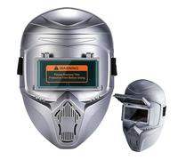 Auto Darkening Welding Helmet - True Color High Definition Up | Breathable Anti Glare Headband Headgear | Full Coverage Heat Insulating Goggles For Grinding Cutting, Includes 10 Films