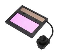 Auto Darkening Welding Lens TX500C Solar Panel Welding Helmet Lens Large View Window Welding Helmet Lens Auto Darkening Lens with Fast Response Time, Good for Working