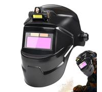 Auto Darkening Welding Shield - True Color Hood, Solar Powered Equipment | Shield For Metal Production Transportation Automotive Construction Food Manufacturing Eye Protection Clear Vision Durable