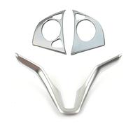 Auto Decoration Interior For HRV For Vezel 2015 16 2017 ABS Matt LHD Car Air Conditioner Outlet Vent Trim Cover Sticker Interior 5pcs(Matte I)