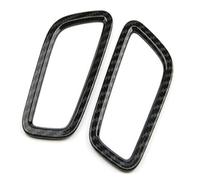 Auto Decoration Interior For Macan 2014-2024 Car Instrument Dashboard Side Outlet Air Vent Trim Decorative Frame Cover Interior(Carbon Fiber Pattern)