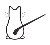 Auto Decoration Rear Wiper Sticker Cartoon Cats Car Windscreen Wiper Decals Car Styling Sticker Windscreen Wiper Sticker Car Rear Wiper Cute Cat Sticker Windscreen Wiper Sticker Cartoon Cat Car Wiper