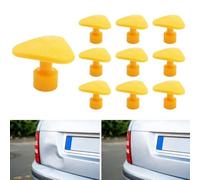 Auto Dent Removal Tool Set with 10 Glue Tabs for Various Dent Sizes, Works with Slide or T Hammer, Suitable for Auto and Appliance Sheet Metal Repair (Large)