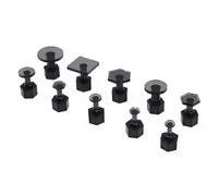 Auto Dent Remover Tool Kit, 10pcs Car Repair Set with Large and Small Tools, PC Material for Vehicle Body Repair, Dent Fix, Garage Workshop