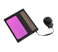 Auto-Dimming Welding Helmet Lens for Solar Pro WS1000A, DIN4 Light State to DIN9-13 Dark State, 92x42mm Viewing Area, Solar Powered with Replaceable Battery,(A)