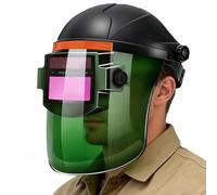Auto Dimming Welding Helmet | Welder Automatic Face Hood,Professional Welding Helmets,for Construction Industry Workshop Garage Mechanics Home Factory Automotive