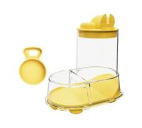 Auto Dispensing Pet Food Dispenser With Clear Window Visible Food Levels Feeder For Small Animals Safe Hamster Feeding Solution