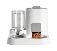 Auto Dog Feeder 2-in-1 Large Capacity Water Bowl | Dog Food Dispenser Automatic for Small Large Puppy Kitten Indoor Outdoor Home Living Room Garden Yard