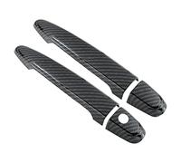 Auto Door Handle Protective Film Fits for Lexus SC430 2006-2010 2005 2004 2003 2002 1 Set Car Exterior Door Handle Cover Trim Cap Key Hole Carbon Fiber Style ABS Door Handle Protection Cover